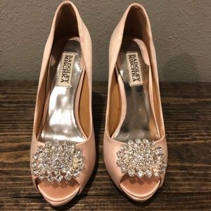Blush Pink Badgley Mischka Heels